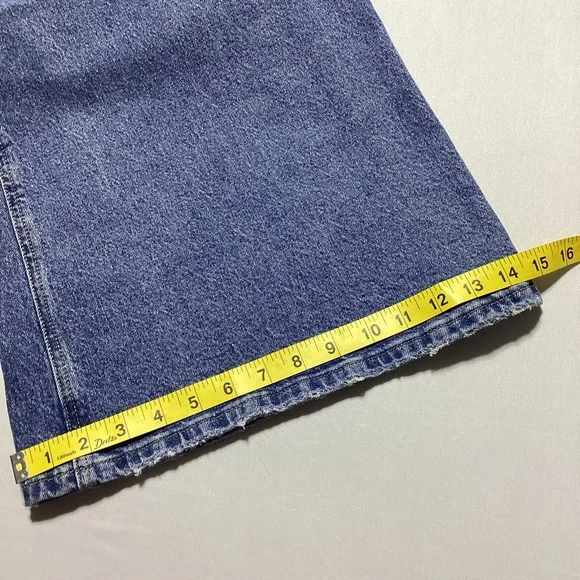 Petra High Rise Comfort Wide Flare Blue Women's Jeans - Picture 13 of 14